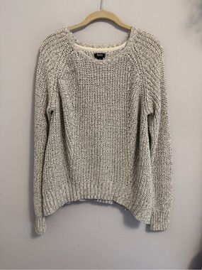 Roots Women's Cream Marled Crewneck Sweater